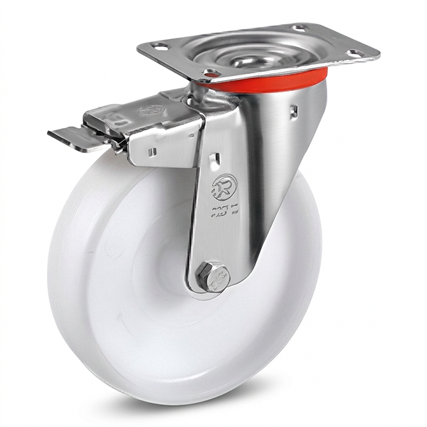 Tellure Rota Ruota Serie 68 in Poliammide 6 Supporto Rotante con Freno - TELLURE ROTA